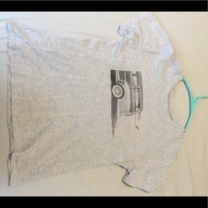 Gray beach t-shirt